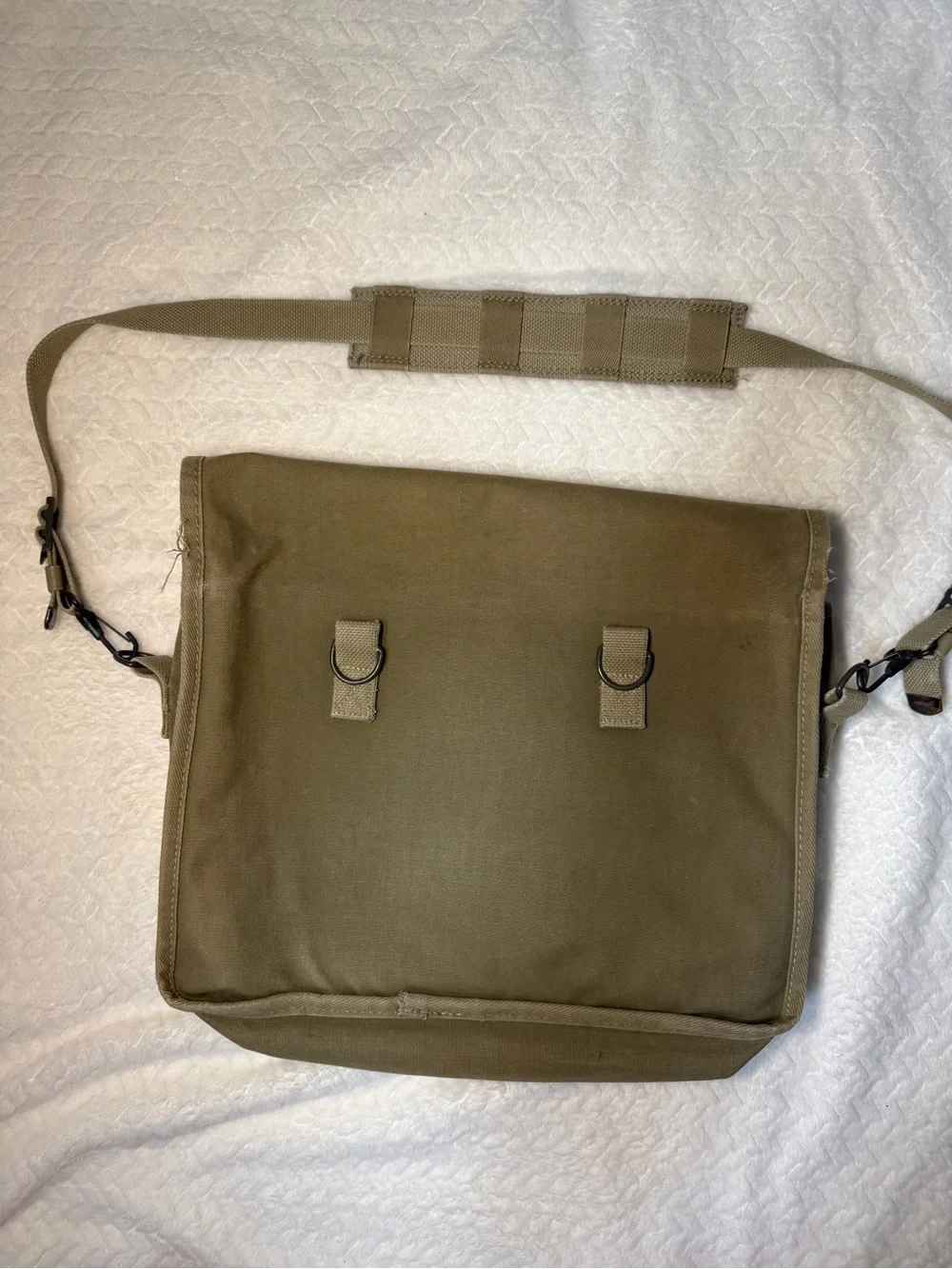 Banana Republic Vintage Khaki Messenger Bag 1980’s Safari Travel